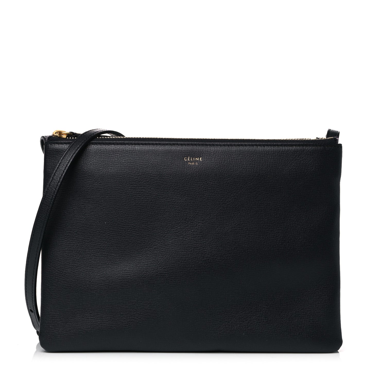 Lambskin Large Trio Crossbody Bag Navy Blue