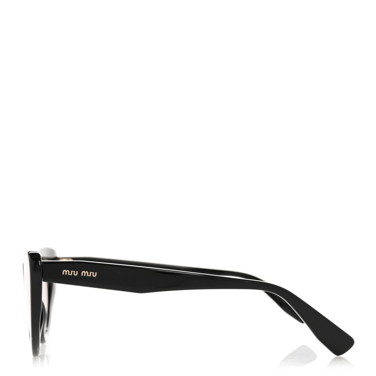 Acetate Cat Eye Sunglasses SMU 01V Black