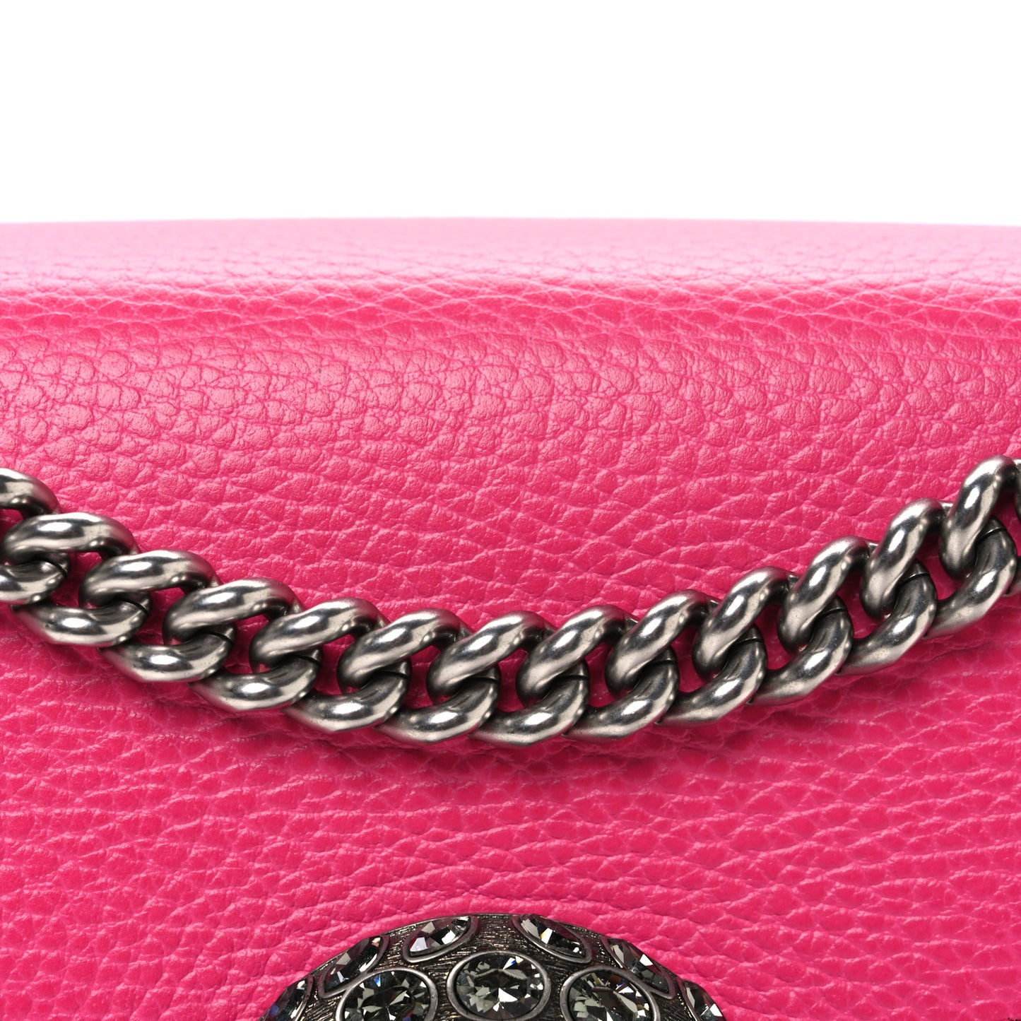 Dollar Calfskin Small Dionysus Shoulder Bag Box Pink