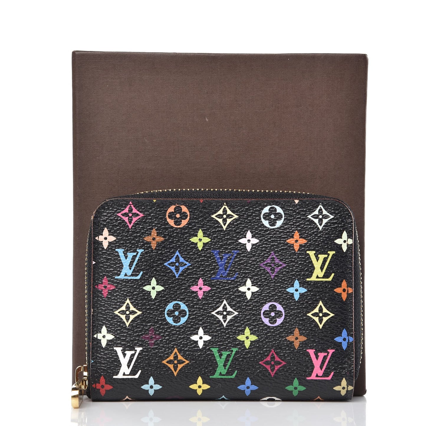 Monogram Multicolor Zippy Coin Purse Black Grenade