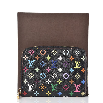 Louis Vuitton Monogram Multicolor Zippy Coin Purse Black Grenade 8 of 8
