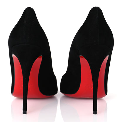 Christian Louboutin Suede Pigalle Follies 100 Pumps 39.5 Black 6 of 11