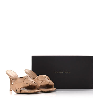 Bottega Veneta Nappa Maxi Intrecciato Lido Mule Sandals 39.5 Cipria 8 of 8