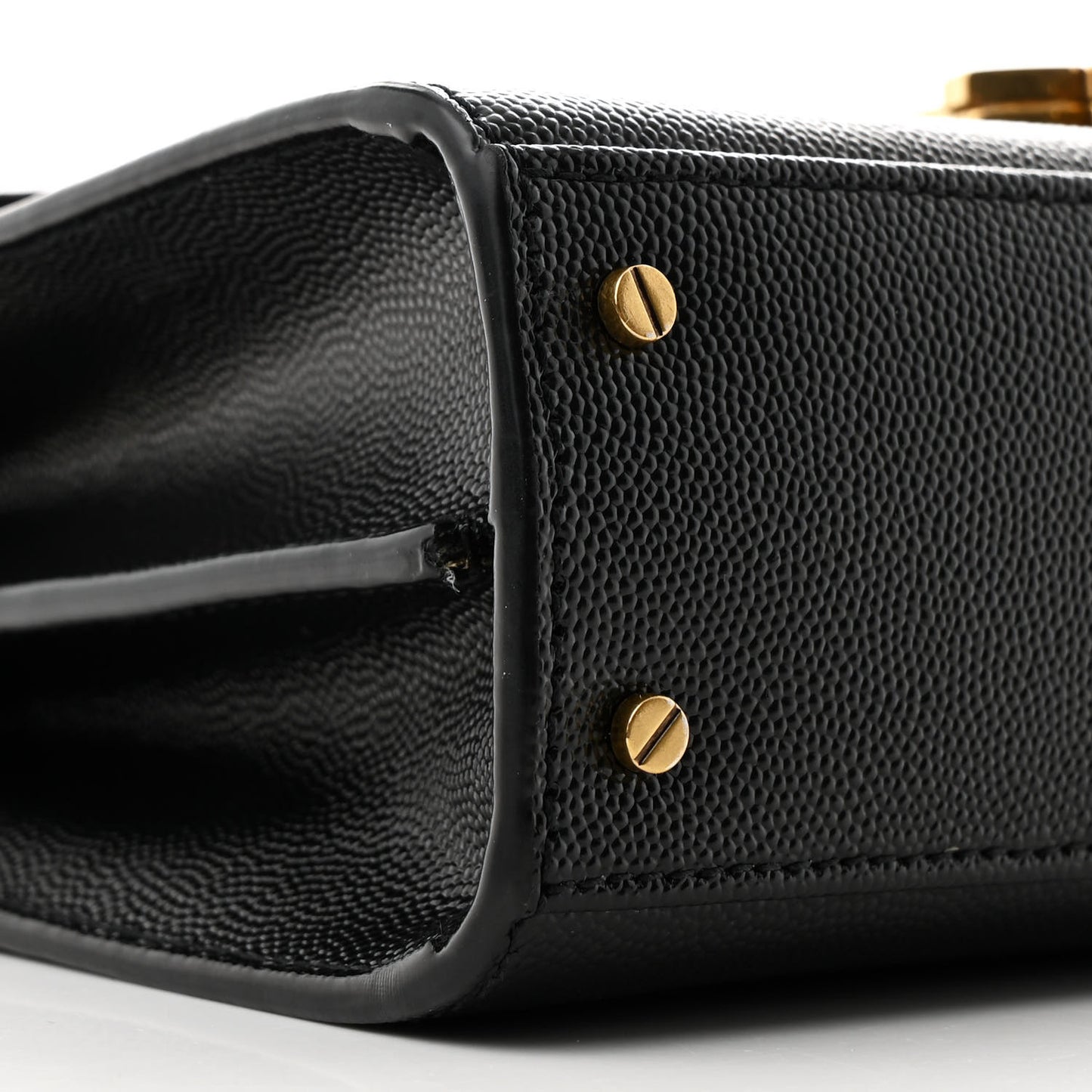 Grain de Poudre Mini Classic Monogram Cassandra Top Handle Black