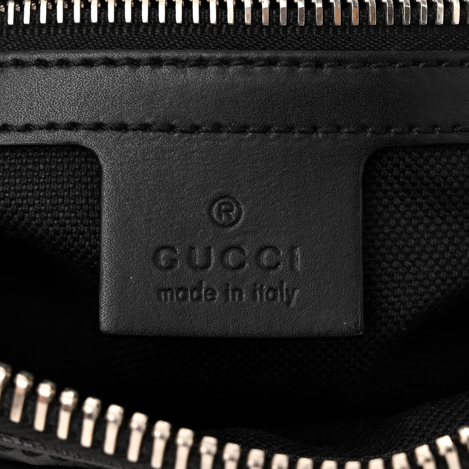 Gucci Soft GG Supreme Monogram Web Belt Bag Black Grey 6 of 10