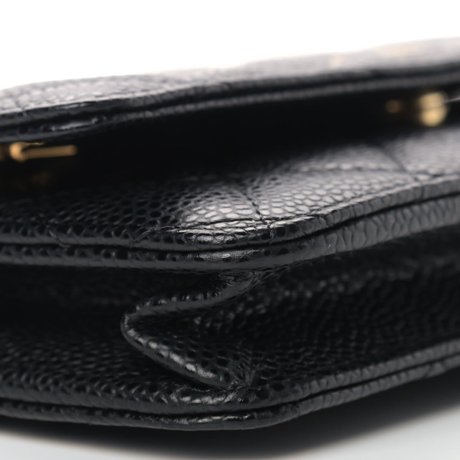 Chanel Caviar Quilted Wallet On Chain WOC Black 9 of 12