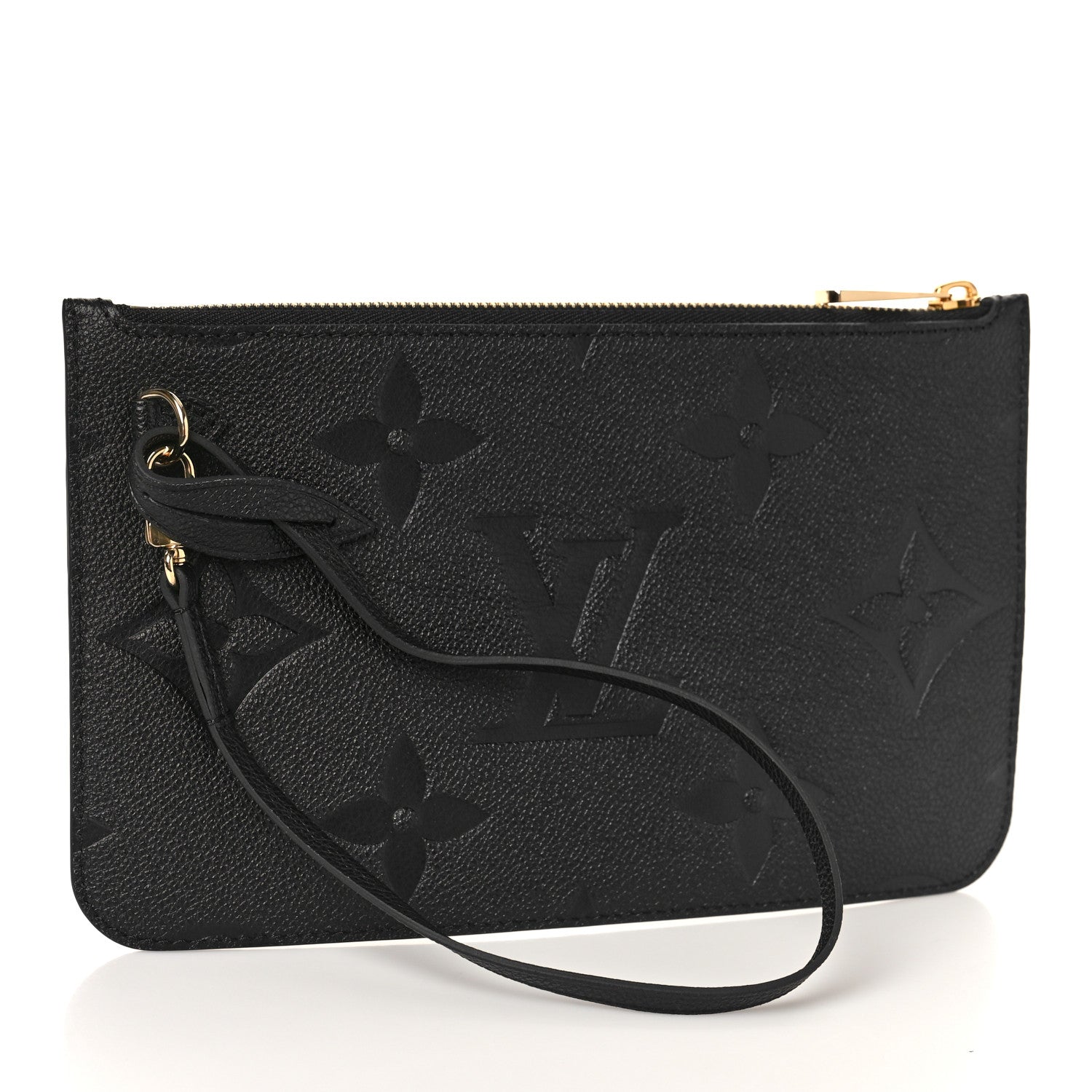 Louis Vuitton Empreinte Monogram Giant Neverfull MM Pochette Black 3 of 7
