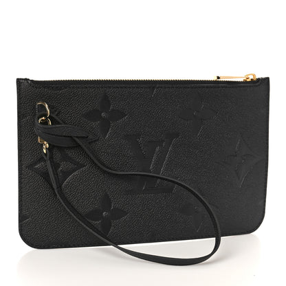 Louis Vuitton Empreinte Monogram Giant Neverfull MM Pochette Black 3 of 7
