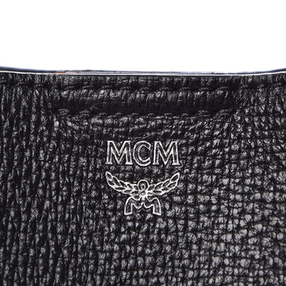MCM Grained Calfskin Medium Sarah Hobo Black 8 of 14