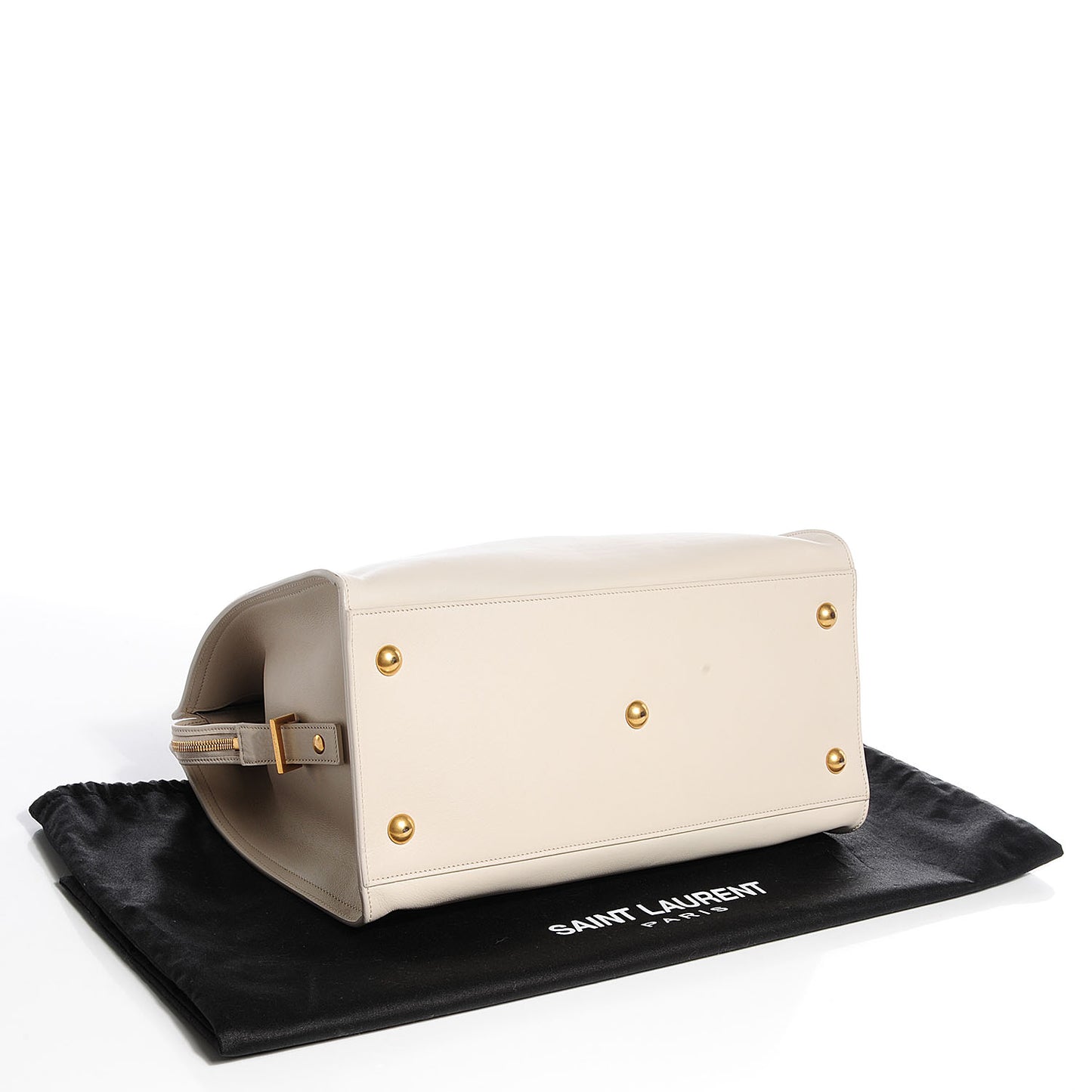 Calfskin Medium Classic Y Cabas Chalk