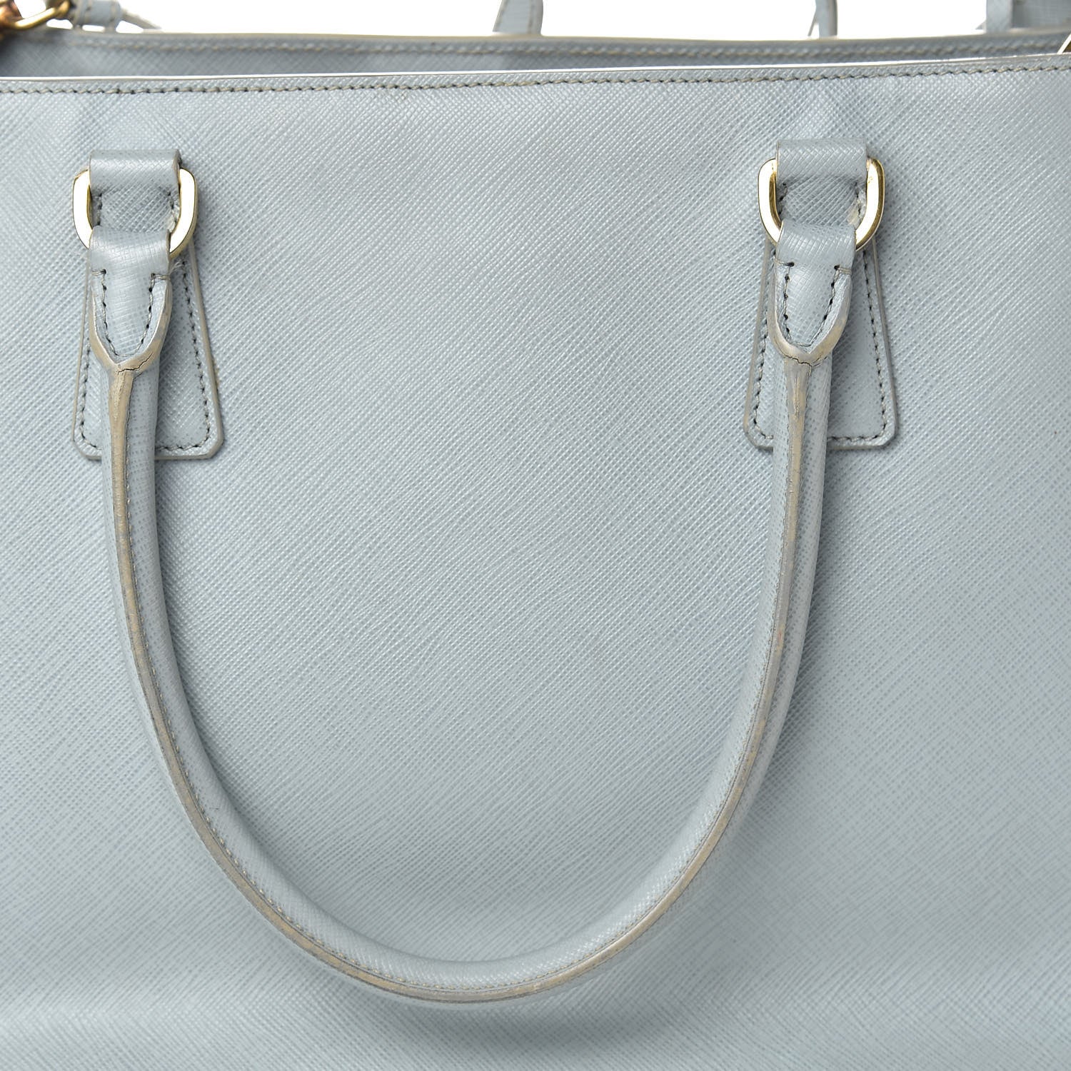 Prada Saffiano Lux Medium Tote Lago 18 of 18