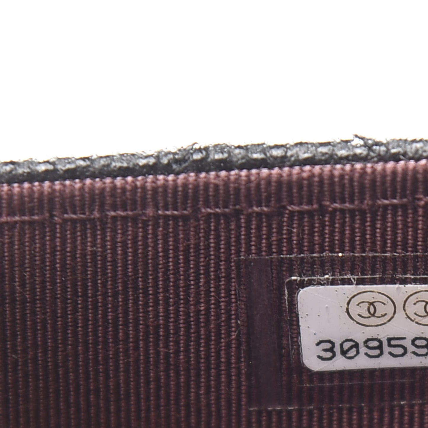 Caviar Quilted Flap Card Holder On Chain Black