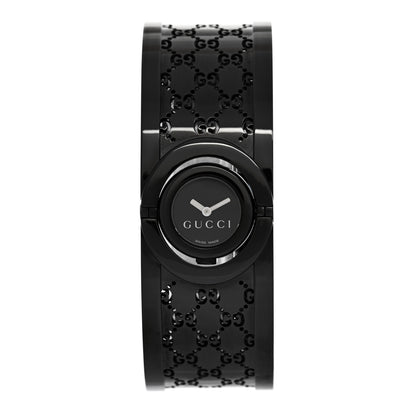 Gucci PVD Stainless Steel 23mm Twirl Quartz Watch Black 1 of 4