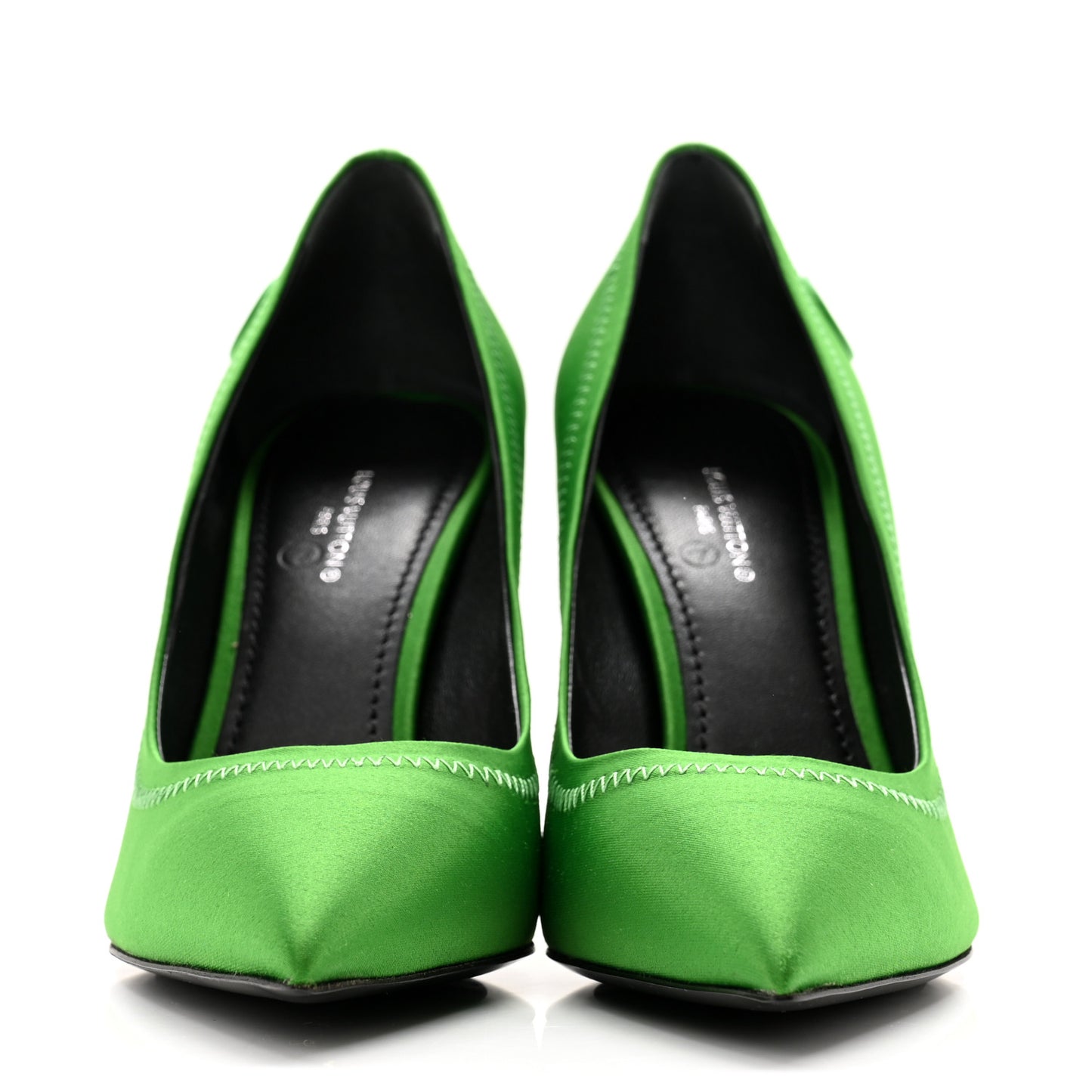 Satin Archlight Pumps 37 Green
