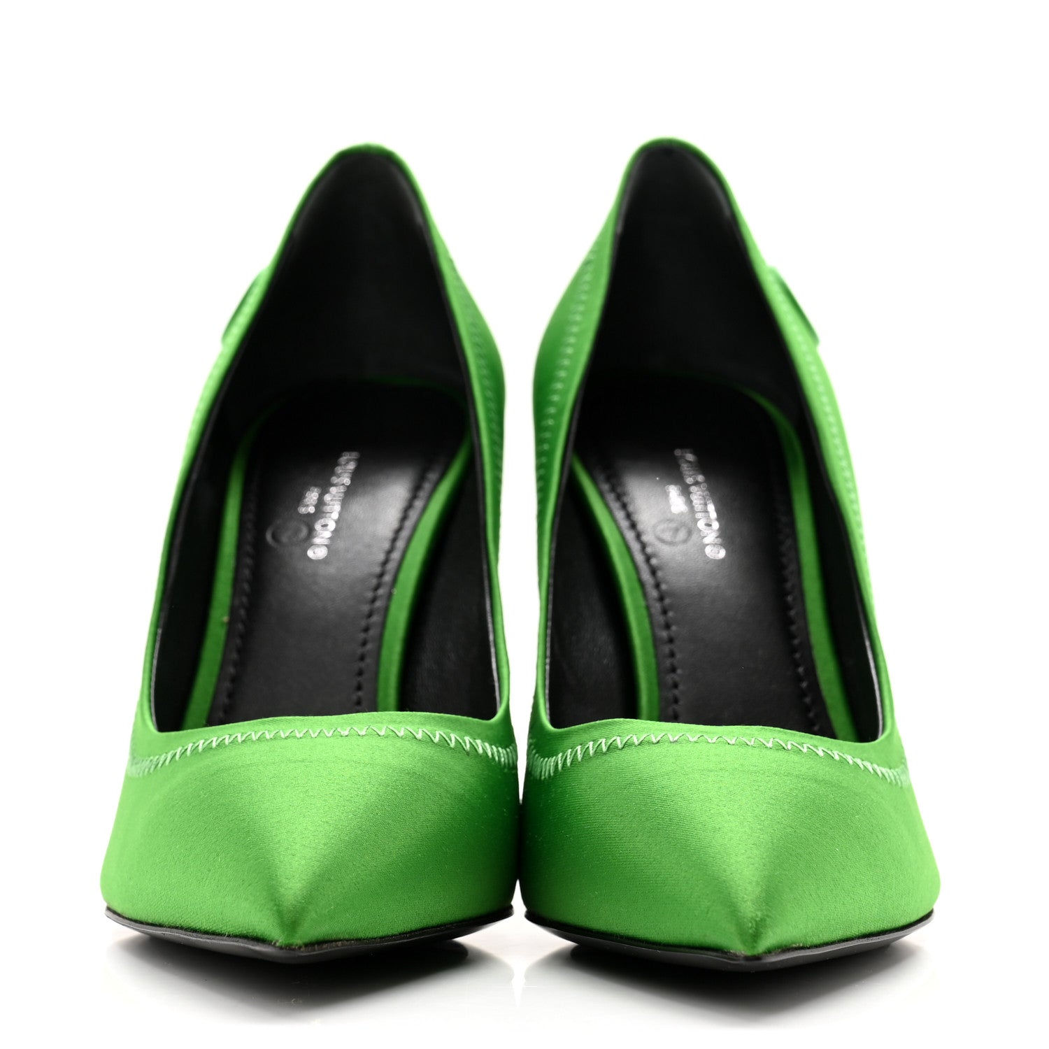 Louis Vuitton Satin Archlight Pumps 37 Green 2 of 10