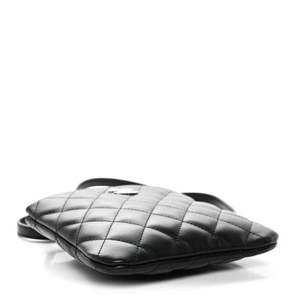 Chanel Lambskin Quilted Crossbody Bag Black 4 of 10