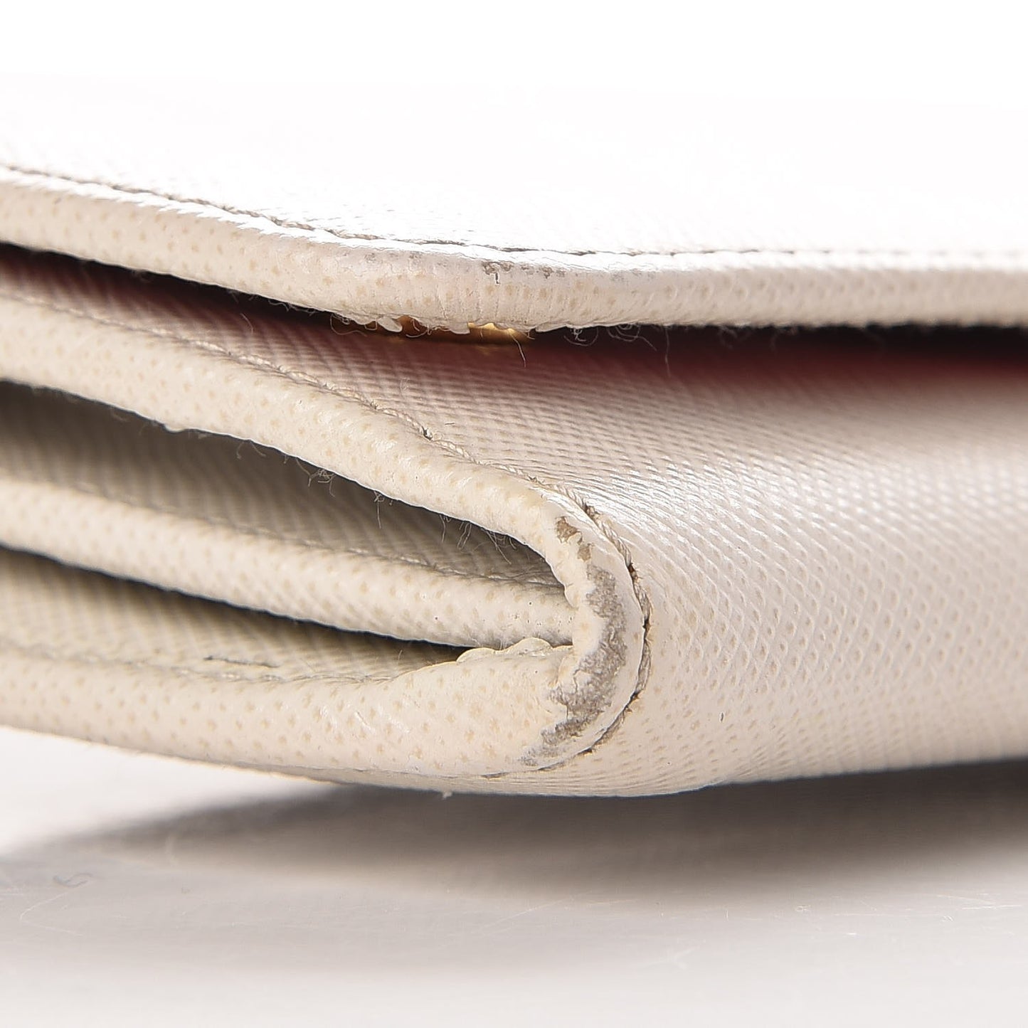 Saffiano Colour Continental Flap Wallet Talco Hibiscus