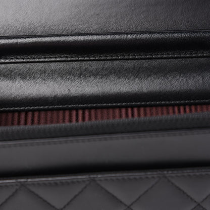 Chanel Lambskin Quilted Wallet On Chain WOC Black 11 of 12