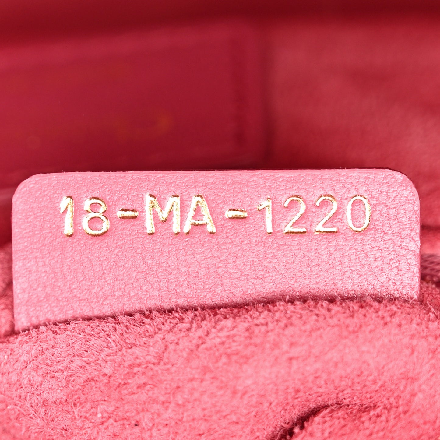 Lambskin Cannage Mini Lady Dior Pink