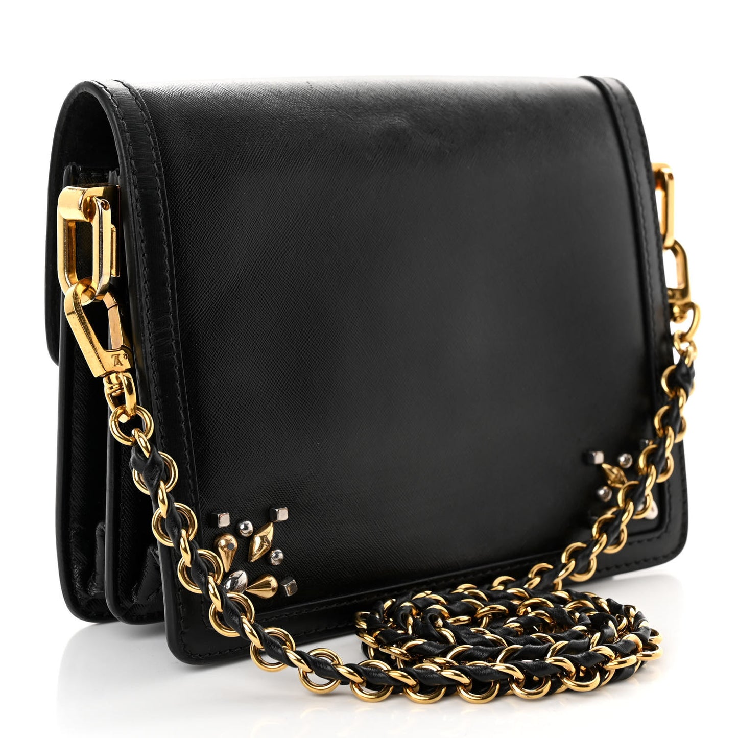 Epi Embellished Mini Dauphine Black