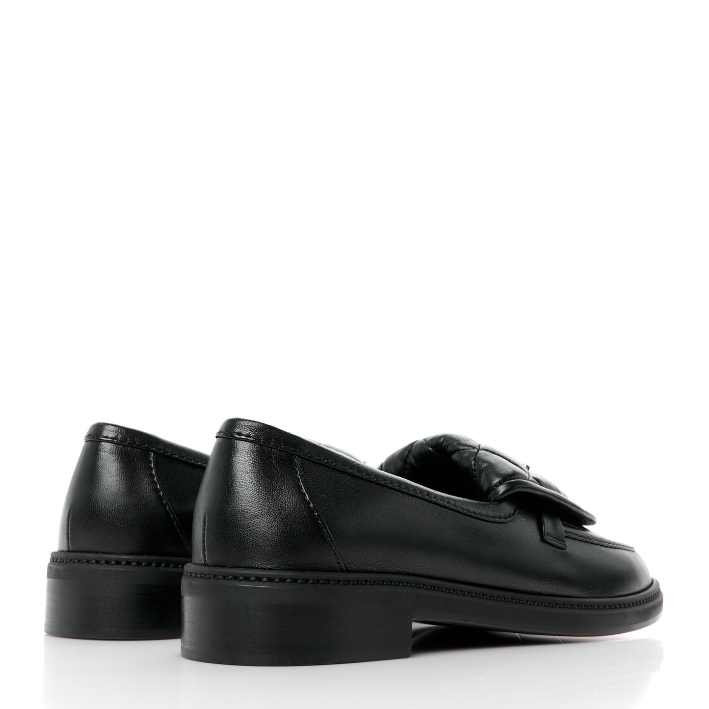 Lambskin Quilted CC Turnlock Loafers 41 Black
