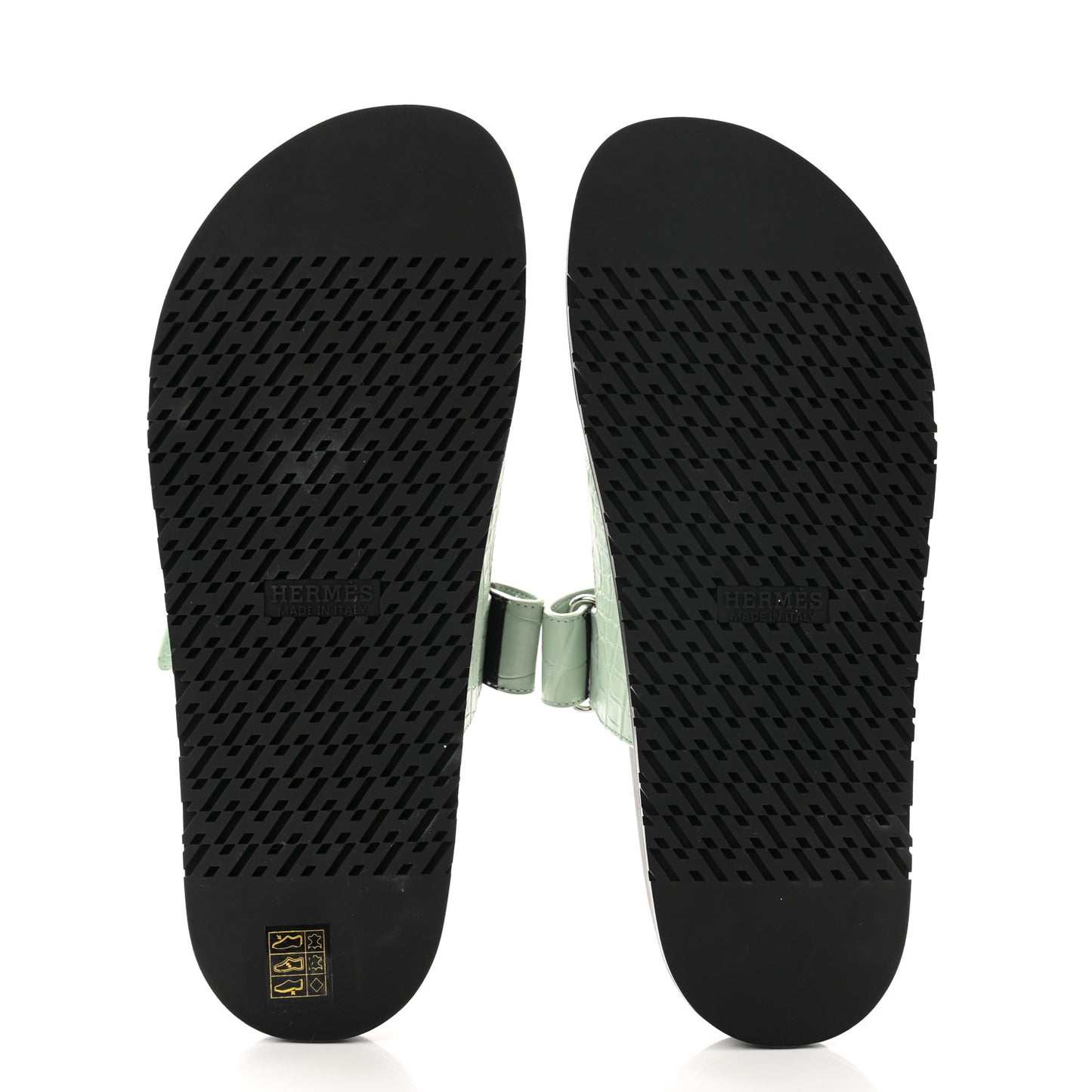Matte Alligator Mens Chypre Sandals 44 Vert D'eau