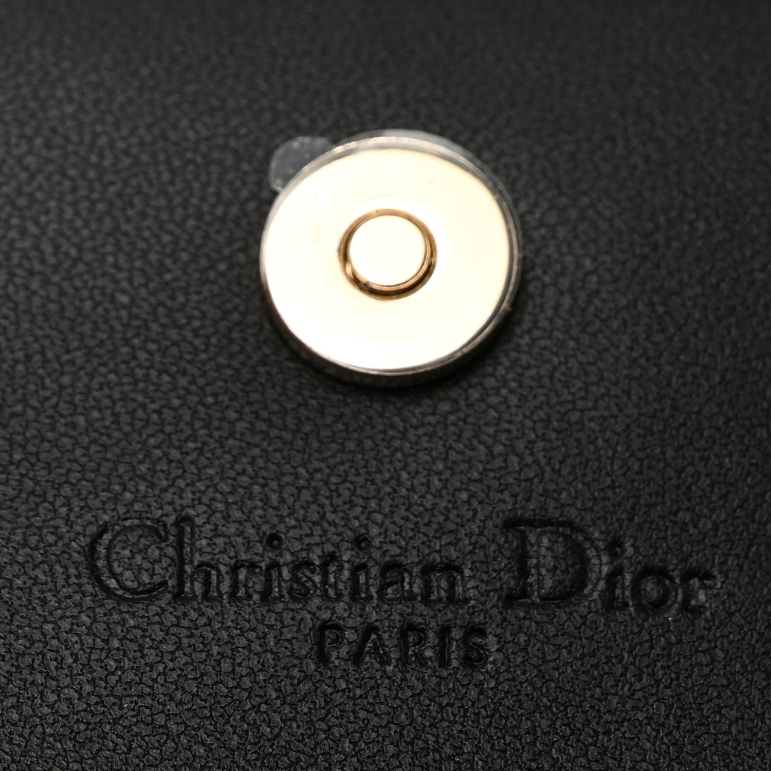 Christian Dior Lambskin Cannage My Dior Glycine Wallet Black 6 of 9