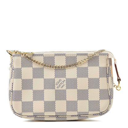 Louis Vuitton Damier Azur Mini Pochette Accessories 1 of 8