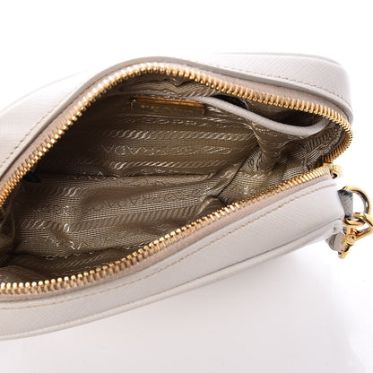 Prada Saffiano Mini Camera Crossbody White 5 of 10