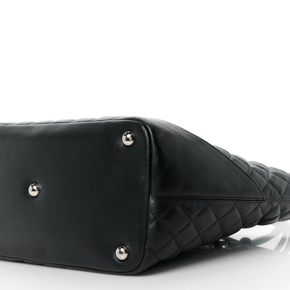 Chanel Calfskin Quilted Large Cambon Tote Black 10 of 11