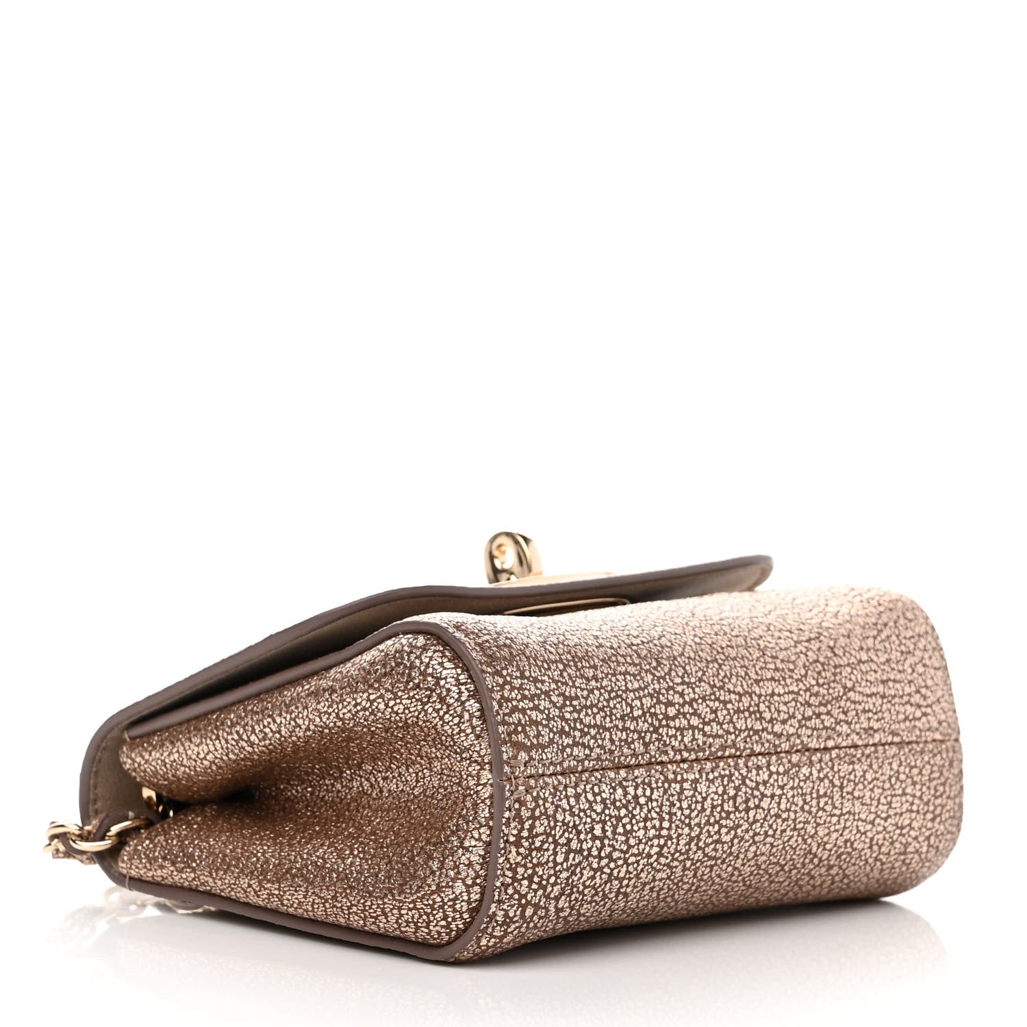 Mulberry Metallic Goatskin Mini Lily Mushroom 4 of 9