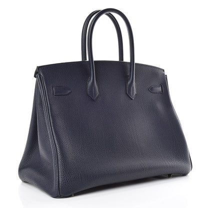 Hermes Togo Birkin 35 Bleu Nuit 3 of 32