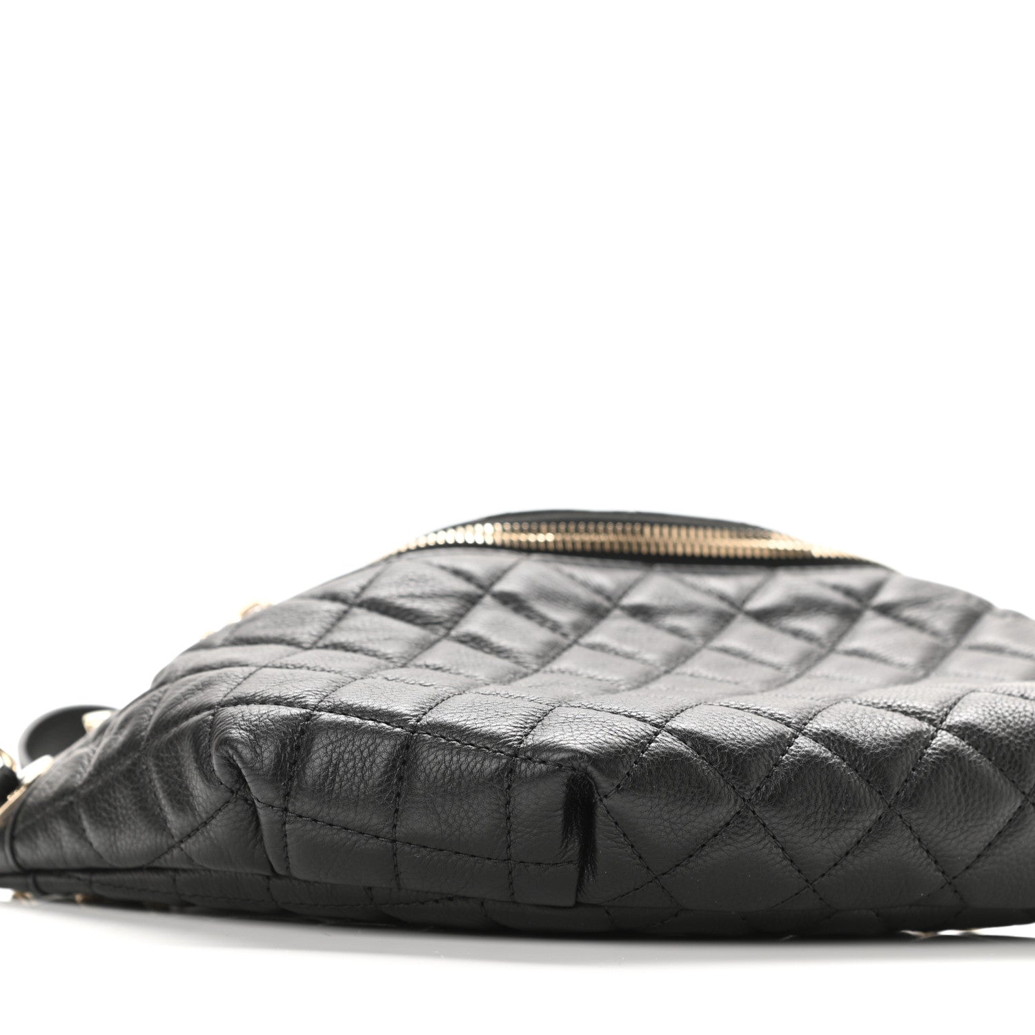 Chanel Calfskin Quilted Banane Waist Bag Fanny Pack Black 9 of 11