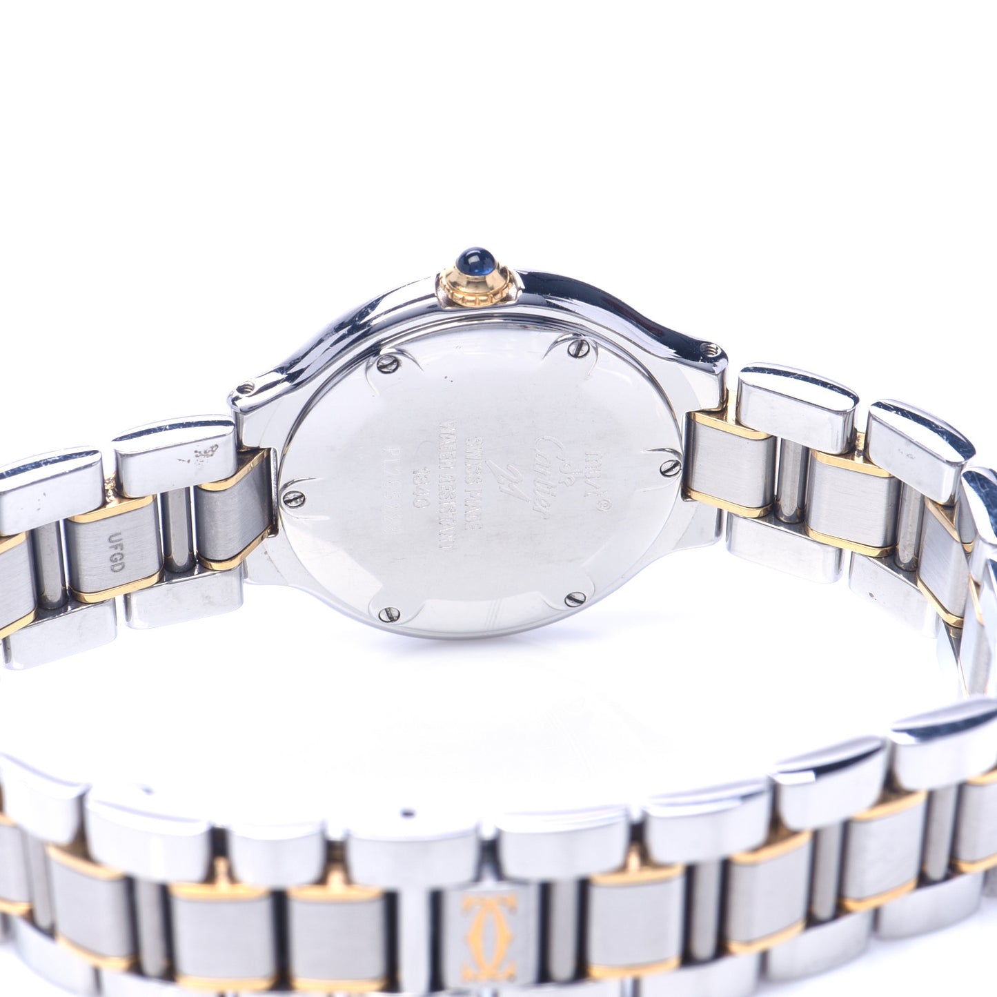 Stainless Steel 18K Yellow Gold 28mm Must De 21 Quartz Watch