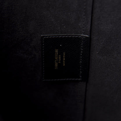 Saint Laurent Calfskin Large Shopping Tote Black 8 of 9