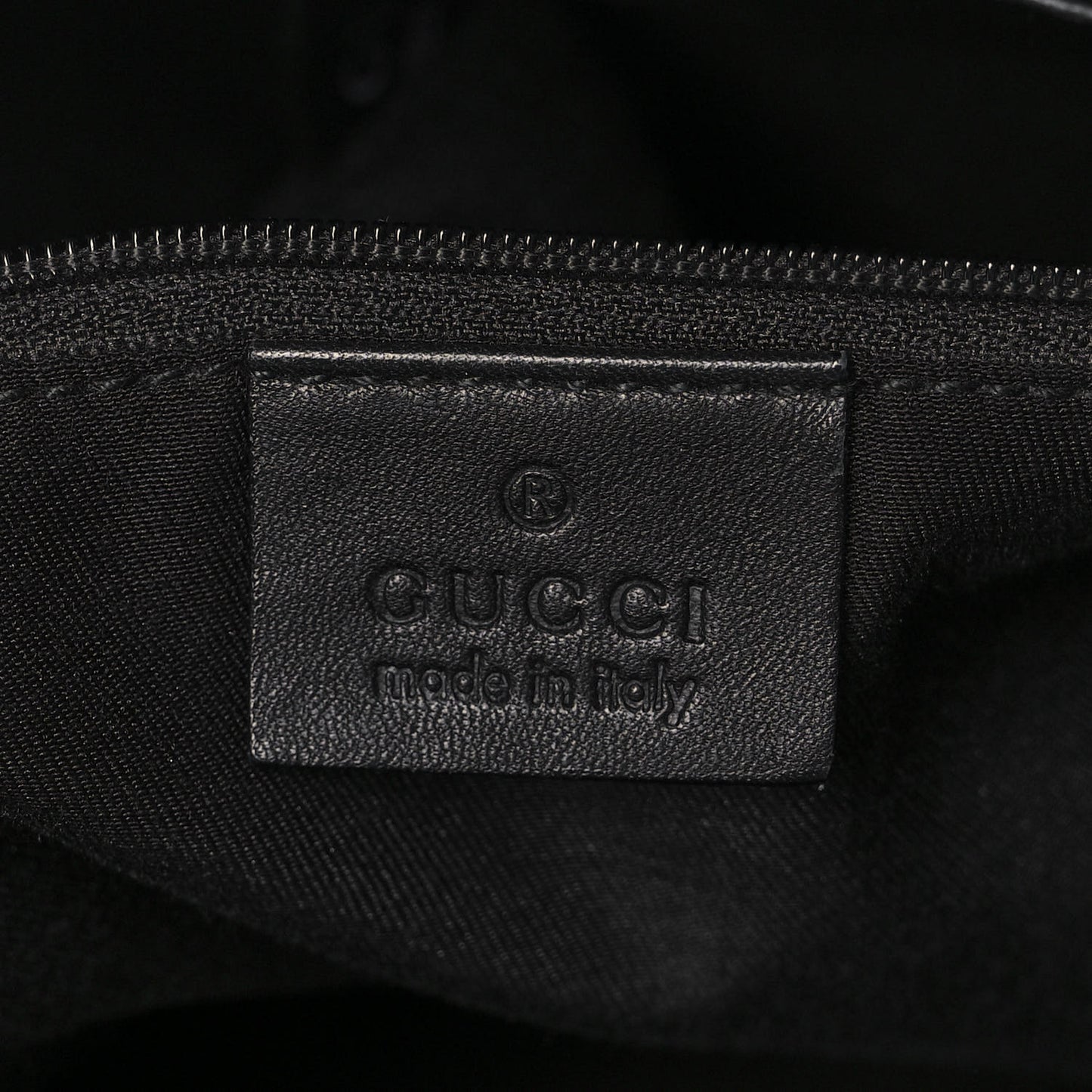 Calfskin Large D Gold Ring Shoulder Bag Black