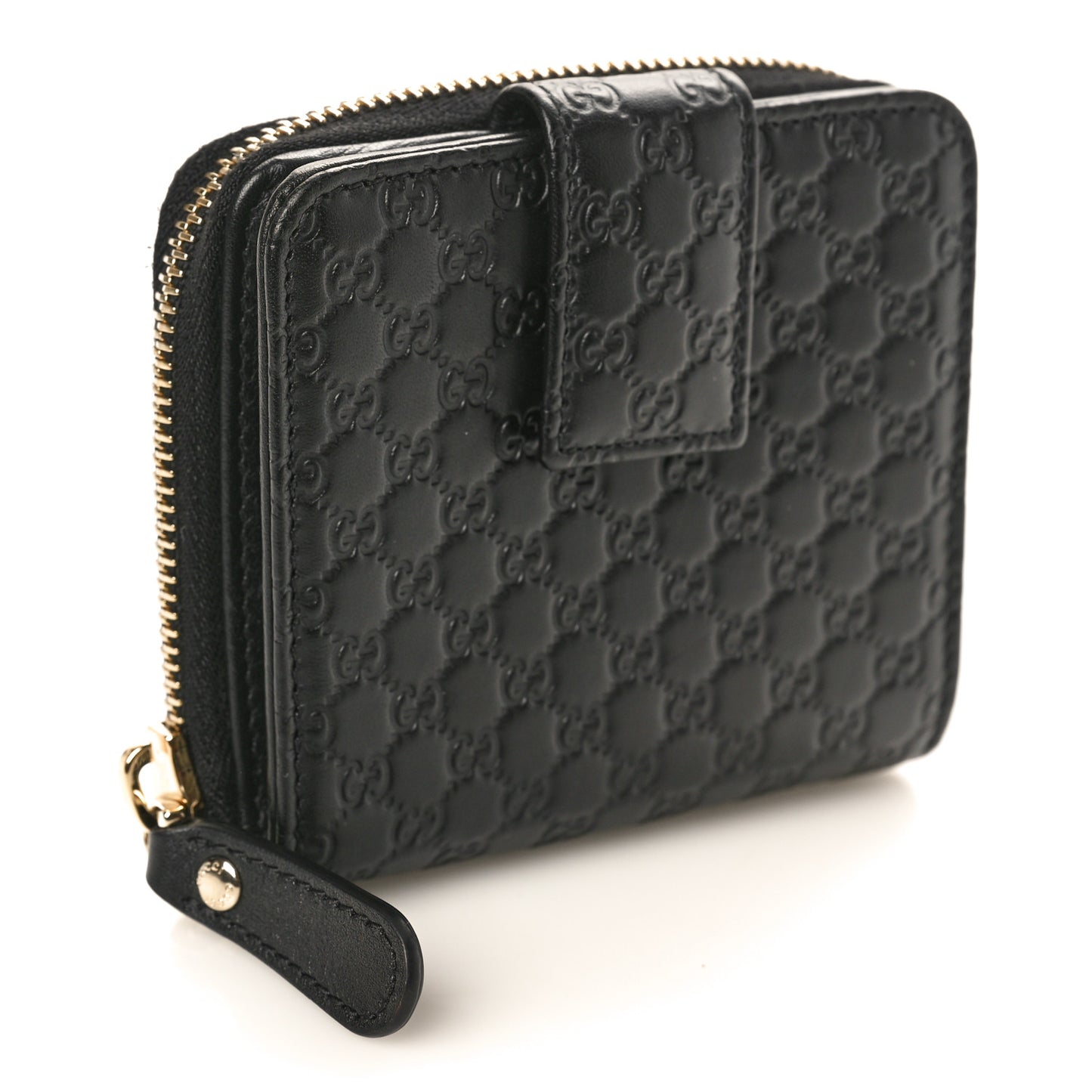 Microguccissima Compact Wallet Black