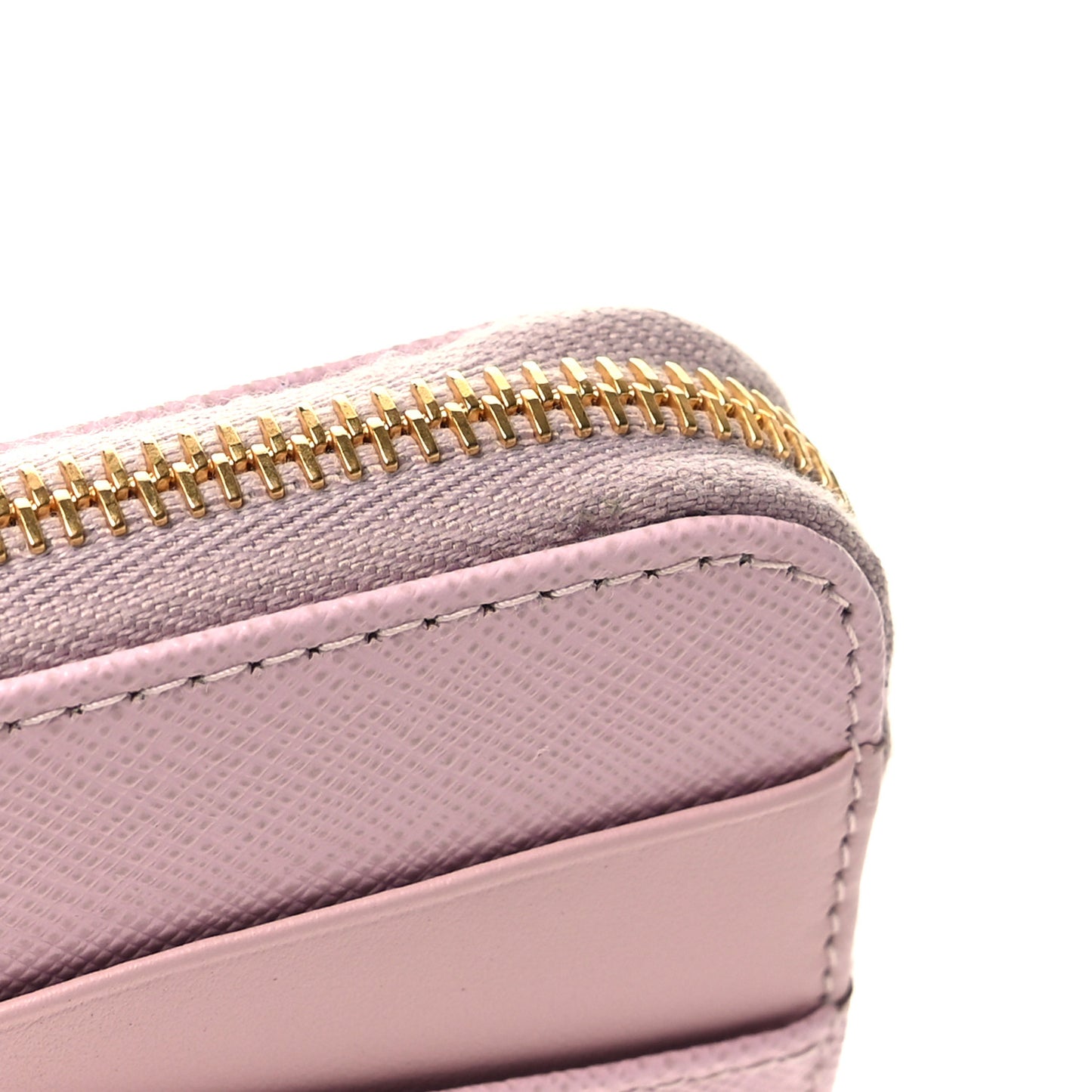 Saffiano Zip Around Wallet Alabaster Pink