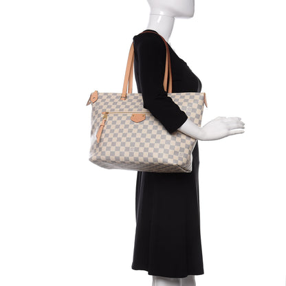 Louis Vuitton Damier Azur Iena MM 2 of 10
