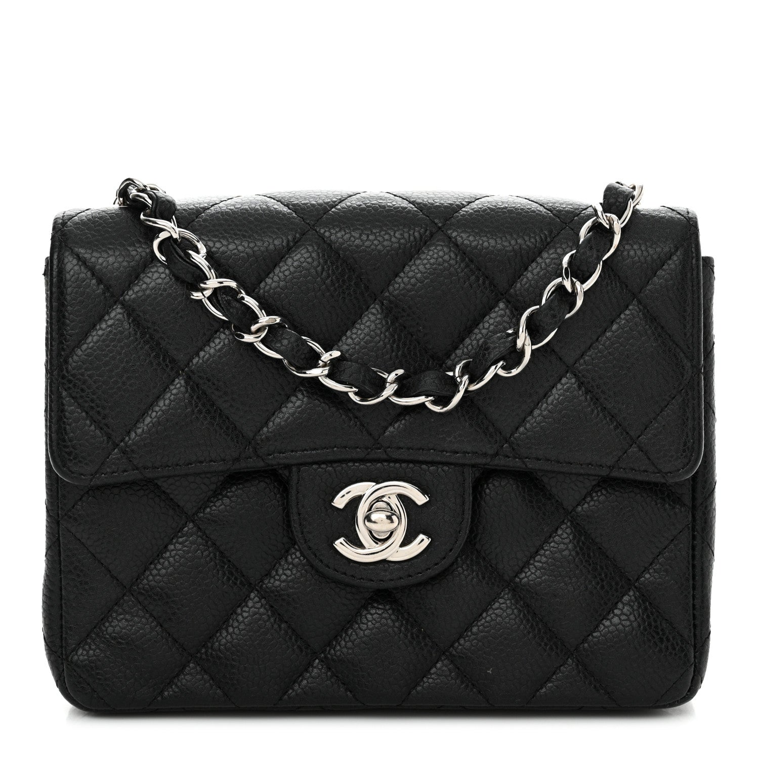 Chanel Caviar Quilted Mini Square Flap Black 1 of 14
