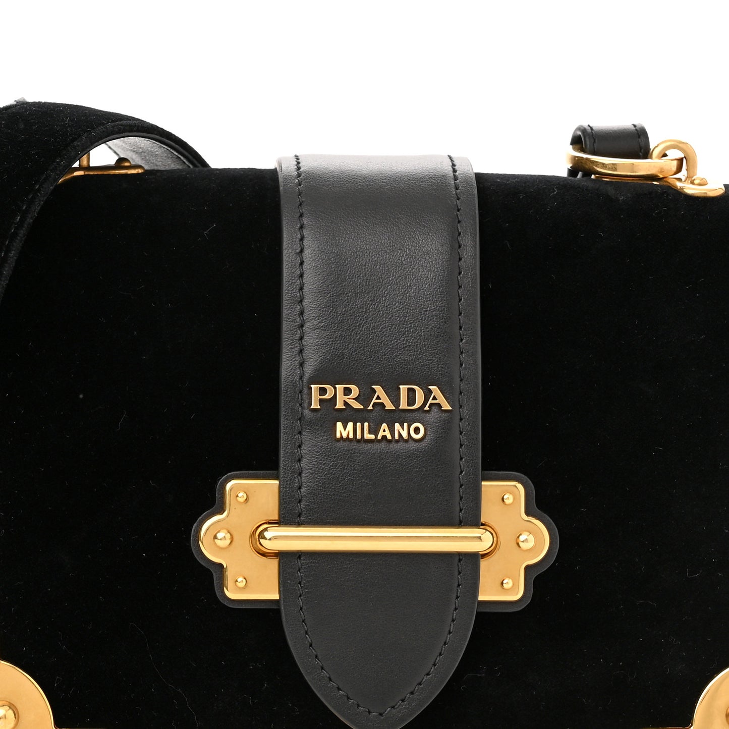 Velvet City Calfskin Cahier Bag Black