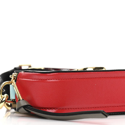 Marc Jacobs Saffiano Small Snapshot Camera Bag Porcelain Multi 10 of 12