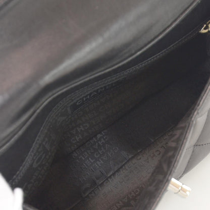 Chanel Lambskin Quilted CC Turnlock Flap Shoulder Bag Black 8 of 9