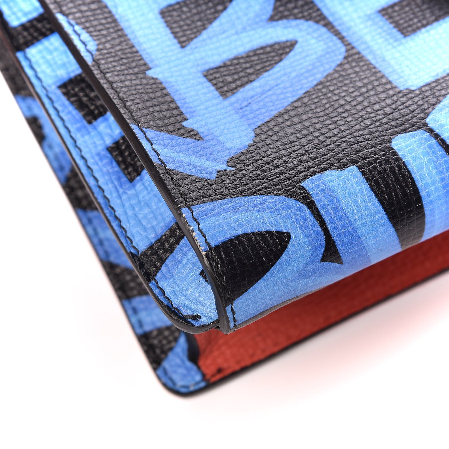 Burberry Calfskin Graffiti Print Small Macken Crossbody Bag Black 13 of 14