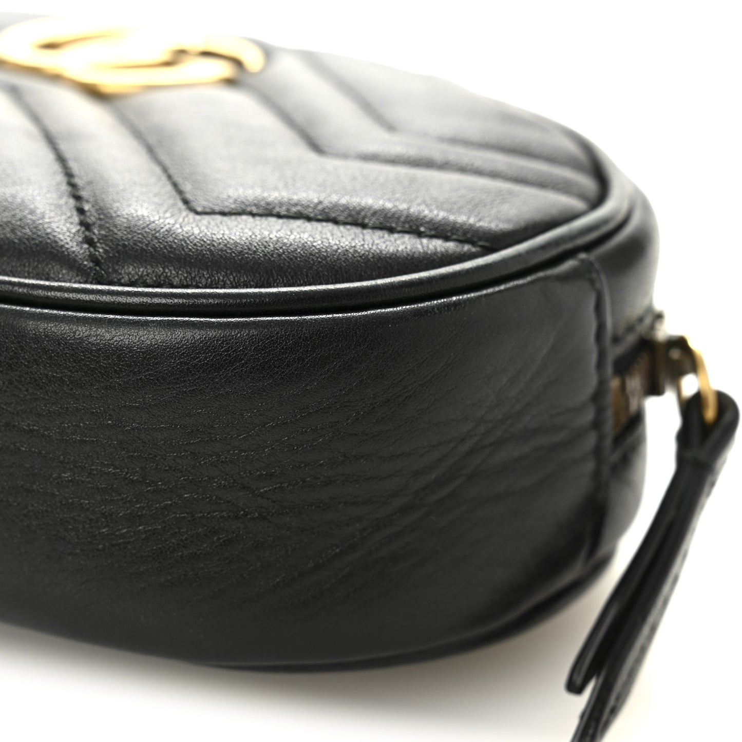 Calfskin Matelasse GG Marmont Belt Bag 95 38 Black