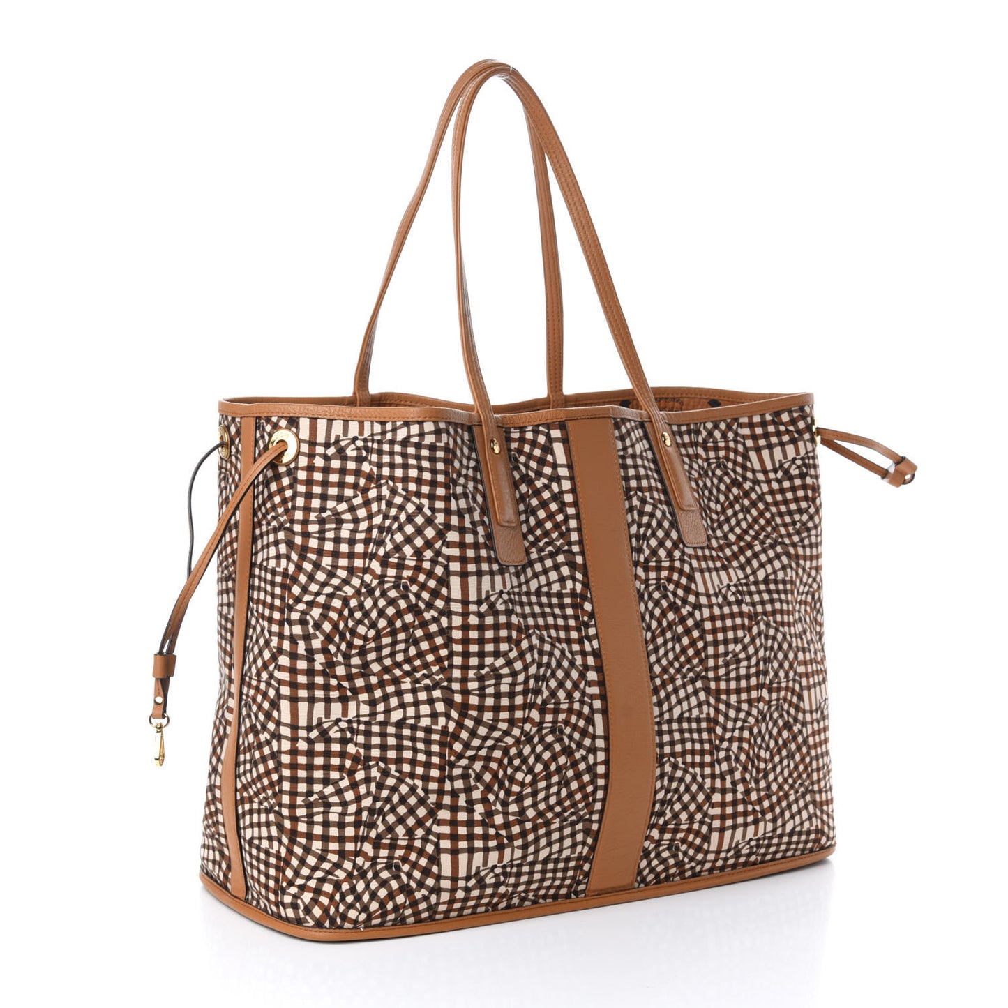 Visetos Large Liz Reversible Shopper Tote Cognac