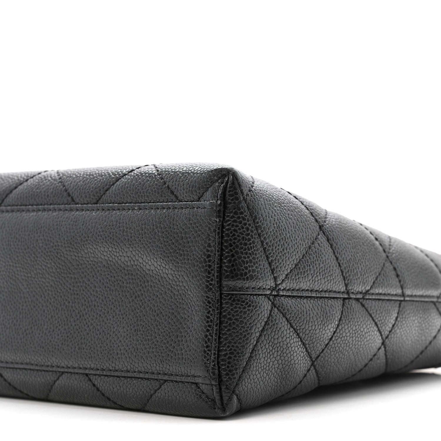 Chanel Caviar Diamond Flap Shoulder Bag Black 12 of 16