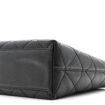 Chanel Caviar Diamond Flap Shoulder Bag Black 12 of 16