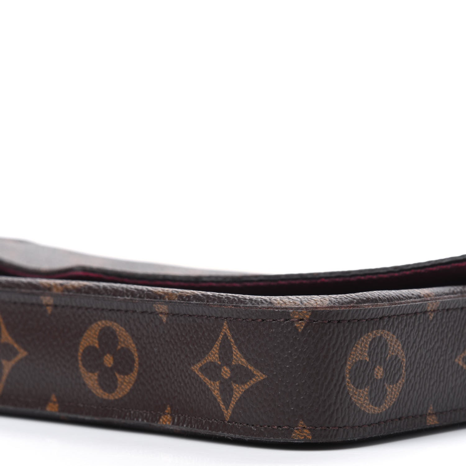 Louis Vuitton Monogram Pochette Felicie Chain Wallet Fuchsia 8 of 13