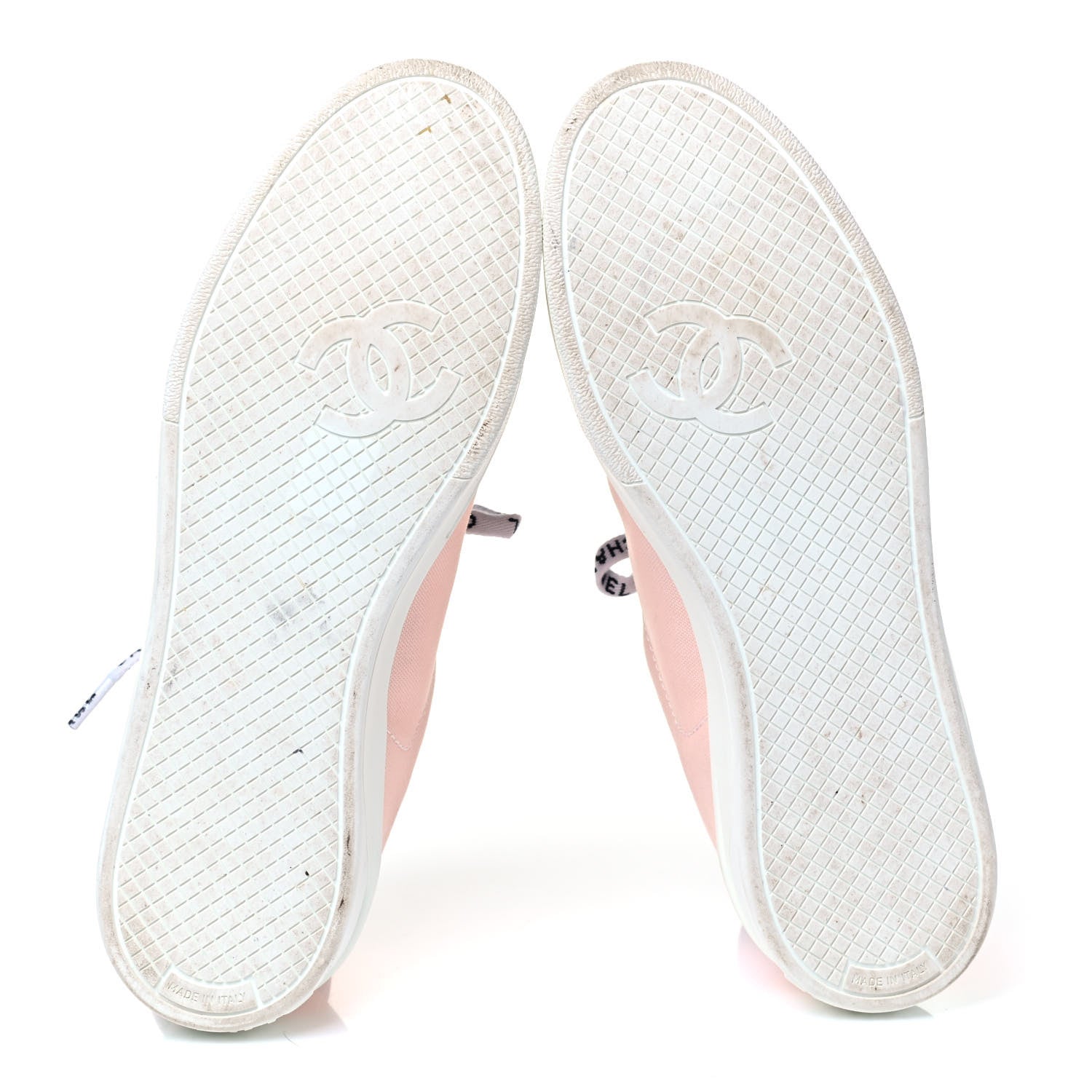Chanel Canvas Womens Sneakers 38.5 Light Pink 7 of 8
